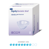 Molicare Dignity Bariatric Brief Waist 160-239cm 8D 2445mL Pack of 8's