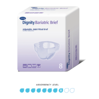 Molicare Dignity Bariatric Brief Waist 8D 160-239cm 2445mL  (4 x 8) 32's