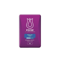 Poise Pads Regular 6 x 16's