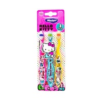 Wisdom Hello Kitty Tooth Brush Pack of 3's