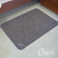Conni Anti Slip Absorbent Floor Mat Classic 60 x 90cm - Grey 
