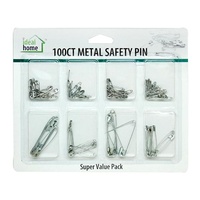 Metal Safety Pins 100 Pack