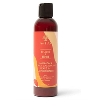 As I Am Restore & Repair Jamaican Black Castor Oil Leave in Conditioner 237mL (8oz)