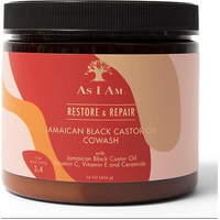 As I Am Jamaican Black Castor Oil Cowash Restore & Repair 454g(16oz)