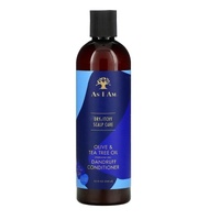 As I Am Anti-Dandruff Conditioner Dry & Itchy Olive Oil & Tea Tree 355mL(12oz)