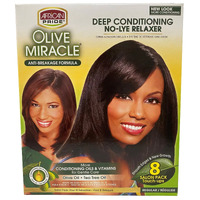 African pride Olive Miracle 8 Touch Up Relaxer Kit Super 