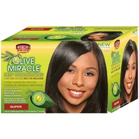 African Pride Olive Miracle Deep Conditioning No-Lye Relaxer Super