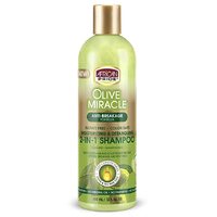 African Pride Olive Miracle Sulfate Free Moisturising & Detangling 2 in 1 Shampoo 355mL (12fl oz) 