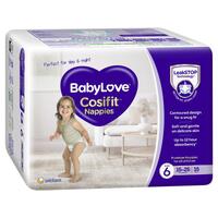 Baby Love Cosifit Nappies Size 6 Junior 15 - 25KG (4x15) Carton of 60's