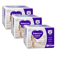 Baby Love Nappies Size 6 Junior 15 - 25KG (3 x 26) Carton of 78