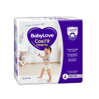 BabyLove Cosifit Nappies Size 4 Jumbo 9 - 14KG Pack of 60's