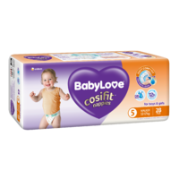 Baby Love Nappies Size 5 Walker 12 - 17KG (3x28) Carton of 84's