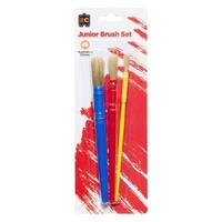 Brush Junior Set of 3 (Blue/Red/Yellow)