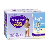 Baby Love Nappy Pants Size 6 Junior 15 - 25KG (2 x 42) 84's