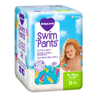 Baby Love Swim Pants Small 6 - 12KG (3x11) Carton of 33's