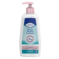 Tena PROskin Body Lotion Vitamin E Pump Bottle 500mL