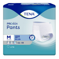 Tena Pants Plus Medium 6D 1400ml Waist 80-110cm Pack of 14's