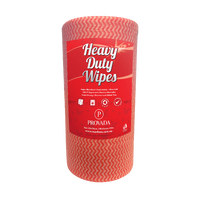 Provada Heavy Duty Wipes 30cm x 50cm 45m 90 Sheets Red