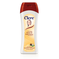 Clere Hand & Body Lotion Nourishing Tropical Coconut 200mL 