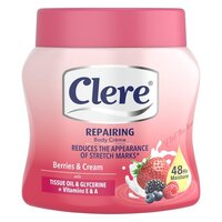Clere Body Creme Berries & Cream 500mL