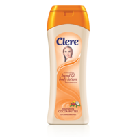 Clere Hand & Body Lotion Nourishing Cocoa Butter 400mL