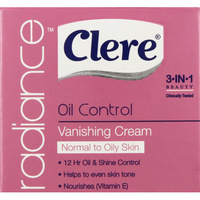 Clere Radiance Vanishing Cream Normal to Oily Skin 50ml
