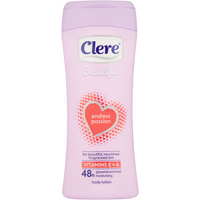 Clere Beautiful Endless Passion Body Lotion – Vitamin E + A 48H 400mL