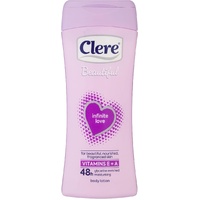 Clere Beautiful Infinite Love Body Lotion – Vitamin E + A 48H 400mL