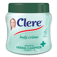 Clere Body Creme Herbal Camphor 500mL
