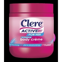 Clere Active For Her Body Creme Revitalising 450mL