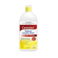 Canesten Antibacterial and Antifungal Hygiene Laundry Rinse Sanitiser Lemon Scented 1L