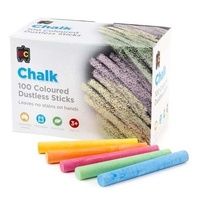 Chalk Dustless Coloured 100's
