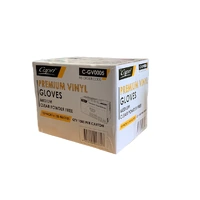 Gloves Vinyl Powder Free Medium Carton (10 x 100) Carton of 1000