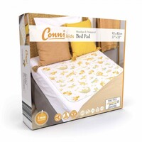 Conni Kids Reusable Bed Pad - Unicorn & Dinosaur 95cm x 85cm