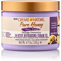 Creme of Nature Pure Honey Hair Food – 24-Hour Nourishing Cream Oil 135 g(4.7oz)
