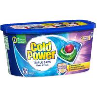 Cold Power Clean & Fresh Laundry Detergent Capsules Pack of 30's