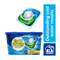 Cold Power Regular Laundry Detergent Capsules Pack 18's