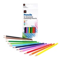 Pencil Washable Colouring Pack of 12