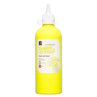 Fluorescent Craft Paint Yellow 500mL