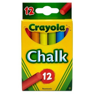 Crayola Coloured Chalk Pack of 12's