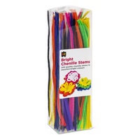 Chenille Stems Bright 30cm Packet of 200