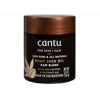 Cantu For Skin Hair Hemp Seed Oil Raw Blend Shea Butter & Coconut Oil 156g (5.5oz)