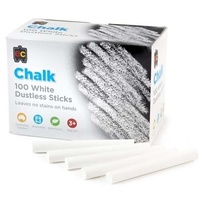 Chalk Dustless White 100's