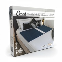 Conni X-wide Dual Reusable Bed Pad with Tuck-ins Teal Blue