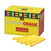 Chalk Dustless Yellow 100's