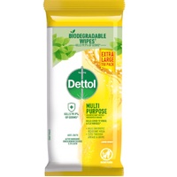 Dettol Multipurpose Disinfectant Wipes Extra Large Lemon Burst Pack of 150's