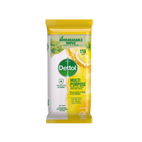 Dettol Multipurpose Disinfectant Wipes Lemon Burst pack of 110's