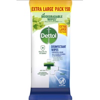 Dettol Disinfectant Wipes Extra Large Pack of 150