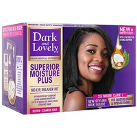 Dark and Lovely Superior Moisture Plus Relaxer Kit Super