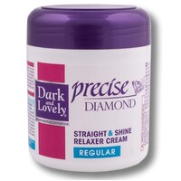 Dark and Lovely Precise Diamond Straight & Shine Relaxer Cream Regular 450mL